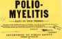 Polio quarantine notice, 1953