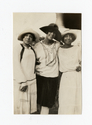 Josephine Hobs, center, with Miss King pictured right and an unidentified woman, circa 1920-1929