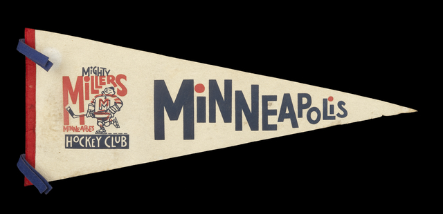 Minneapolis Miller hockey pennant
