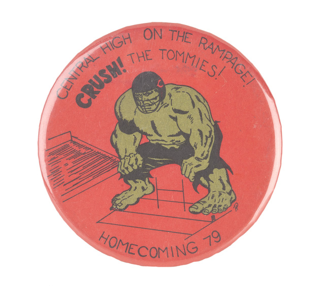 Central homecoming button