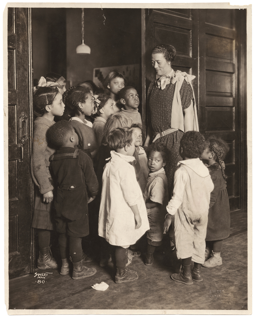 Photo of children at Wheatley House, 1924