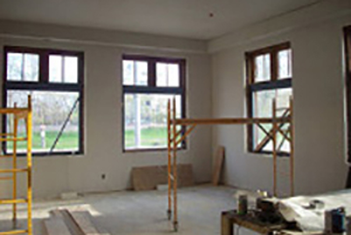 Photo of an interior construction project.