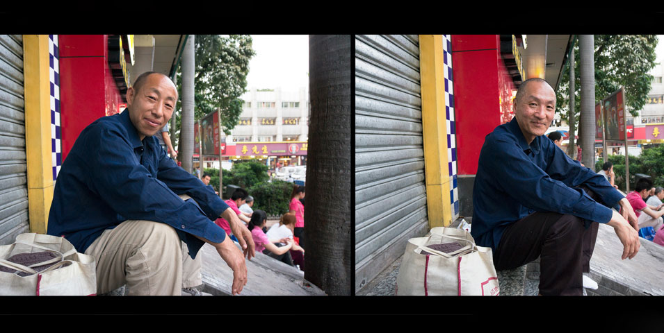 Double portrait by the photographer Wing Young Huie