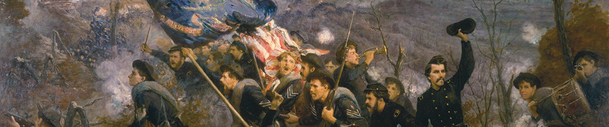 A cropped version of The Second Minnesota at Mission Ridge