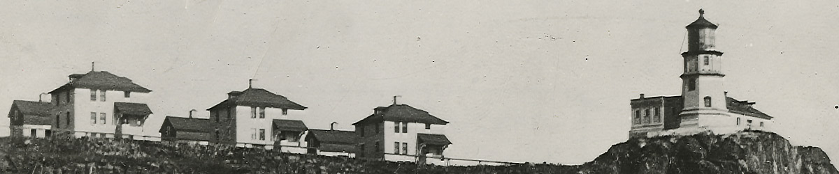 old photo of lighthouse