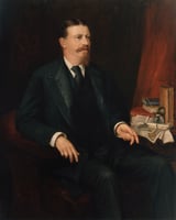 Official governor's portrait of William R. Merriam