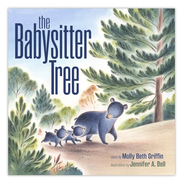 Book cover for The Babysitter Tree by Molly Beth Griffin with illustrations by Jennifer A. Bell