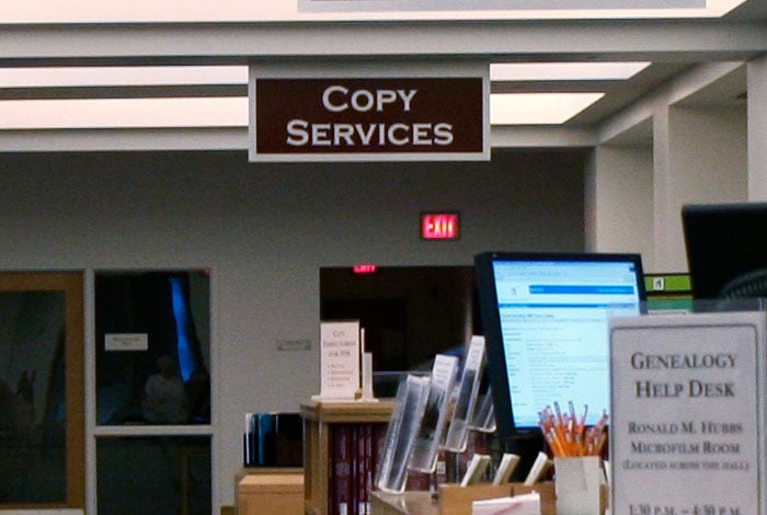 In-person copy services