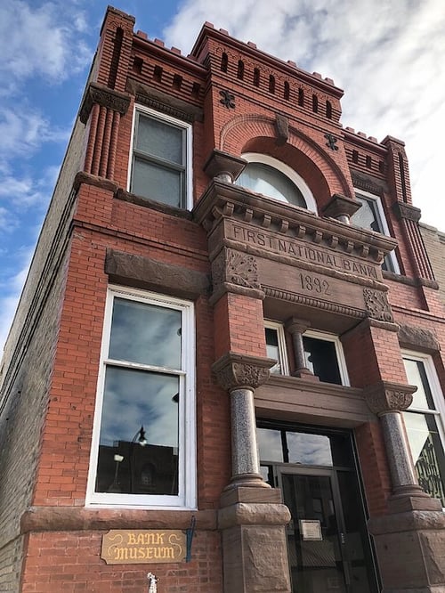 Exterior of the Dawson Bank Museum
