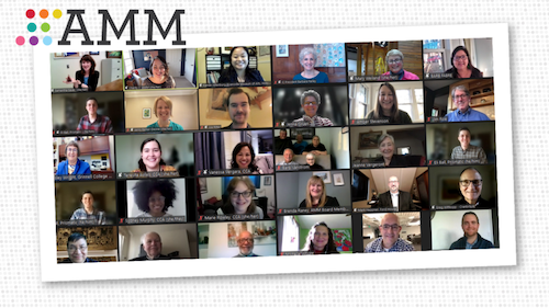 AMM Awards-Zoom screen shot with 30 people