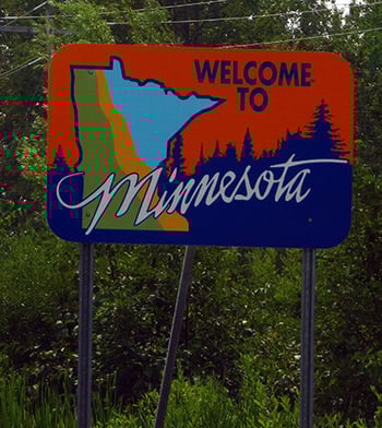 Welcome to Minnesota Sign