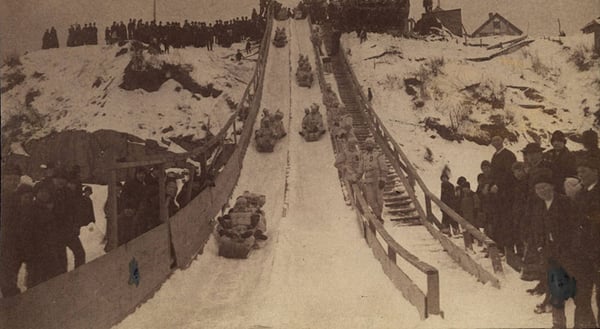 Toboggan slide, Duluth, Minnesota, ca. 1900
