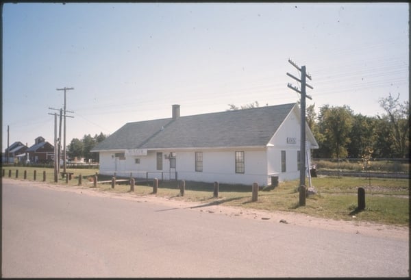Pine County Historical Society Museum, Depot Askov,MN-1974