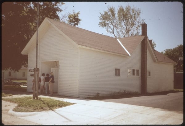Exterior of the Renville Museum, Renville County-1985