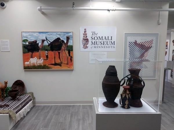 Interior of the Somali Museum of Minnesota
