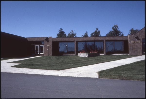 Exterior of the Ely Interpretive Center, Ely, Minnesota