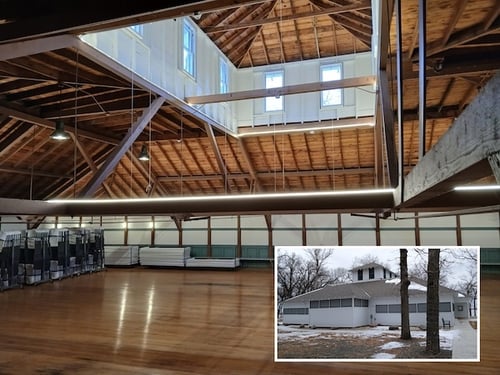 Interior of Oak Pavillion