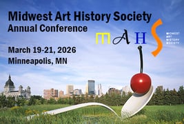 Midwest Art History Society Annual Conference, March 19-21, 2026, Minneapolis, MN, background Spoonbridge-and-cherry