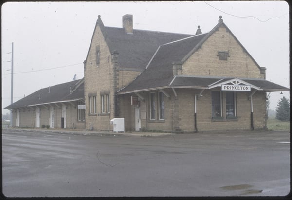 Mille Lacs County Historical Society Museum (depot building) in 1982