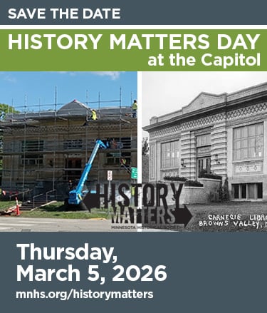 History Matters Advocacy Day Browns Valley Library_Save Date