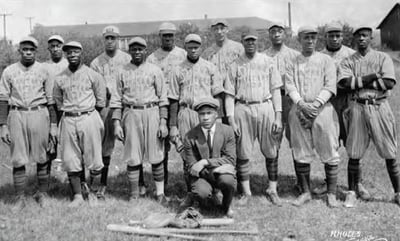 African American baseball team photo in 1923