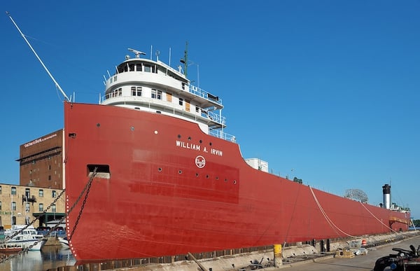 The SS William A. Irvin, Minnesota in slip