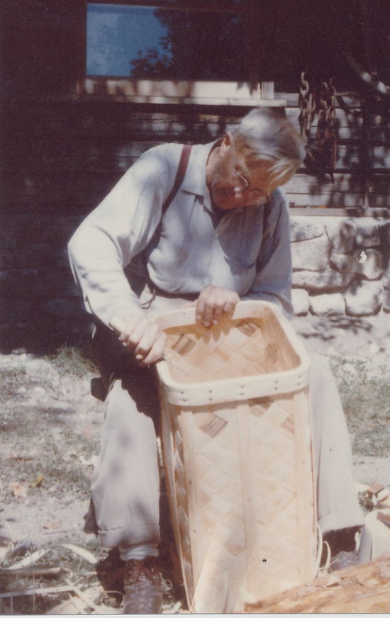 Erick Mattson basketmaking
