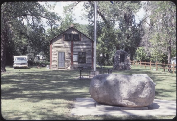 Sam Brown Museum, Traverse County Hist. So, Browns Valley, Traverse County-June 1981 (1)