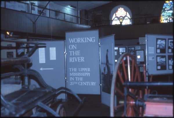 Interior of the Winona County Museum, August 1986
