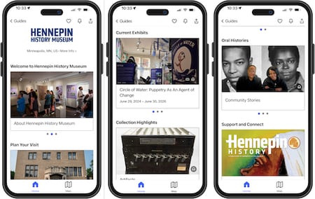 Three Bloomberg Connects screenshots on Smartphone device