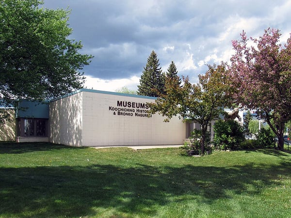Exterior of the Koochiching County and Bronko Nagurski Museum