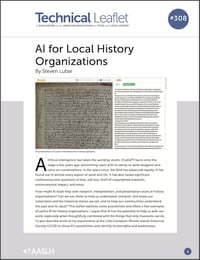 Technical Leaflet cover example