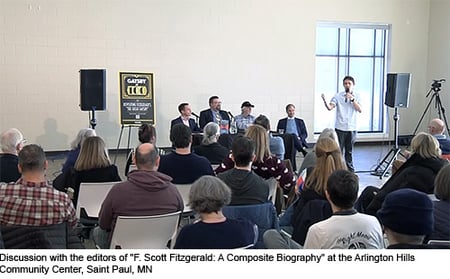 Discussion with the editors of F. Scott Fitzgerald- A Composite Biography at the Arlington Hills Community Center, Saint Paul, MN