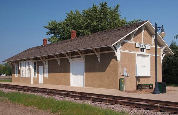 Exterior of the Fairfax Historical Depot Museum