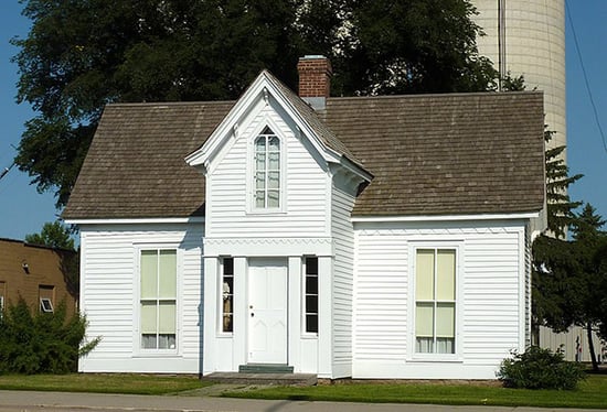 Exterior of the Dr. William W. Mayo House, Le Sueur, Minnesota, USA