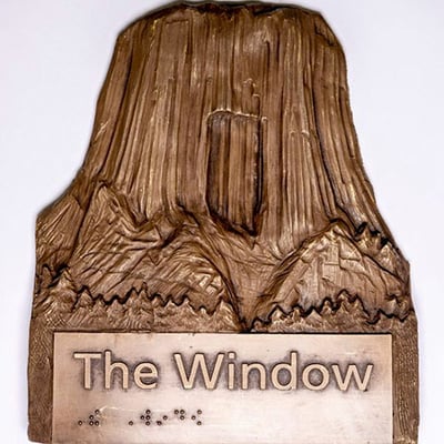 The Window at Devils Tower National Monument in Wyoming