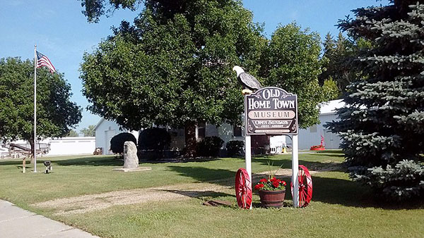 Sign of Old Home Town Museum