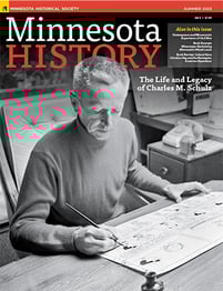 Cover of MN History Magazine-Summer 2023