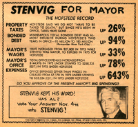 Campaign ad for Charles Stenvig