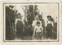 George, Mary and Henry Zadenak with Jimmy Andrusko