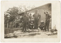 Threshing crew at Zadenak's, Bohemian Flats