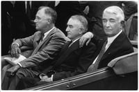Dr. William J. Mayo and Dr. Charles H. Mayo with President Franklin Roosevelt