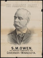S. M. Owen campaign poster