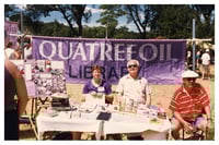 Quatrefoil Library’s booth at Pride in Minneapolis, 1988
