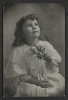Photograph of Wanda Gág at the age of about three, c.1896.