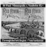 Stone Arch Bridge, the milling districts and St. Anthony