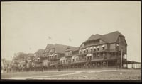 Black-and-white photograph of the Hotel Lafayette, c.1883