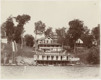 Lake view of the Hotel Buena Vista in Mound, 1905.