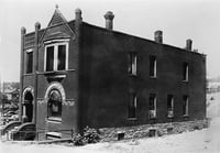 Black-and-white photograph of Nina Clifford’s brothel at 147 S. Washington Street, St. Paul, 1937.