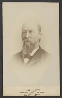 Black and white photograph of Wilhelm Pfaender, ca. 1880.